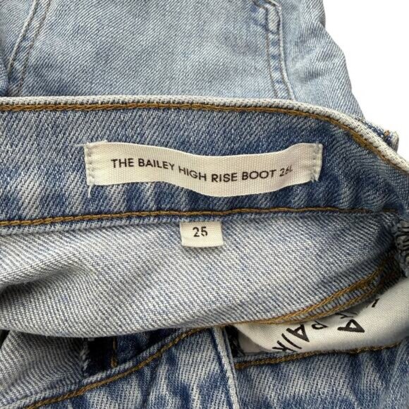 DENIM FORUM Aritzia The Bailey High Rise Boot 26L Jean Size 25 - Picture 4 of 9